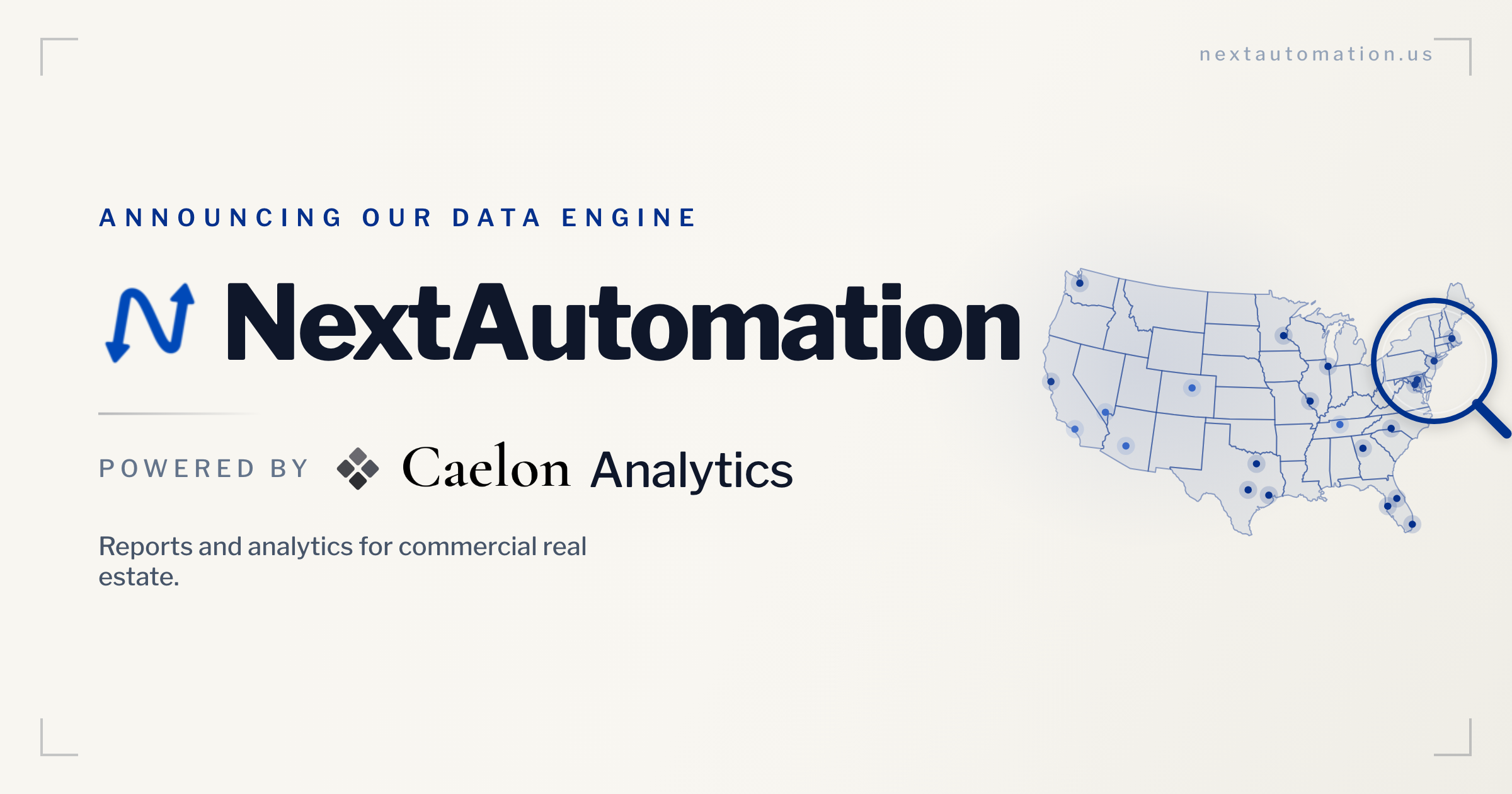 NextAutomation and Caelon announce an exclusive partnership