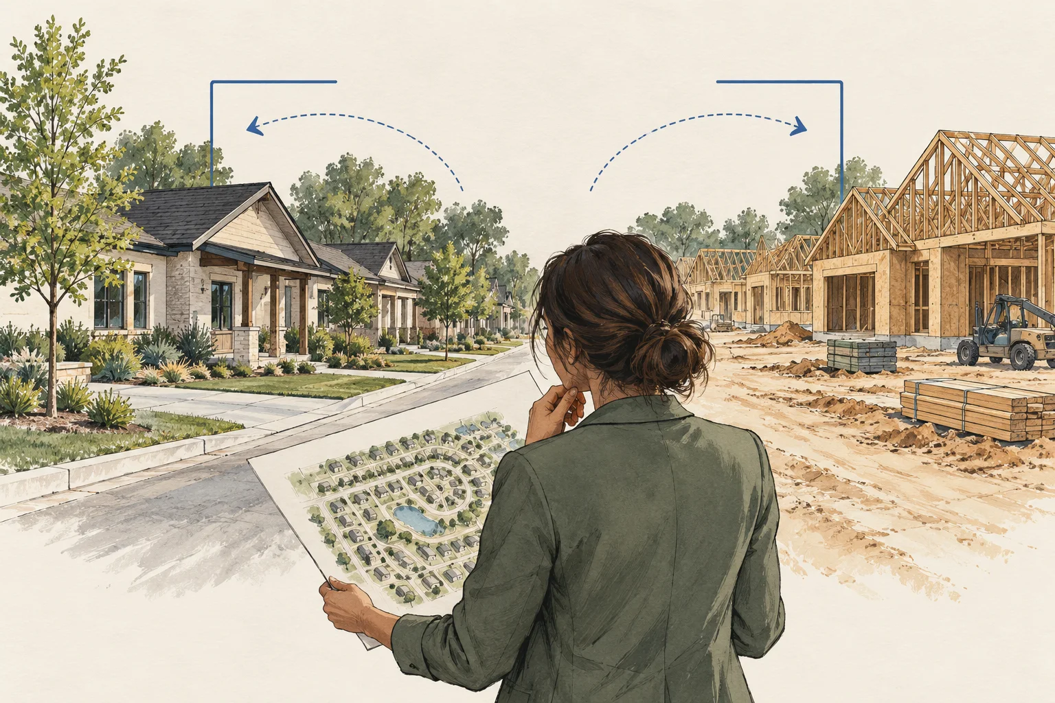 Conceptual illustration for Build-to-rent