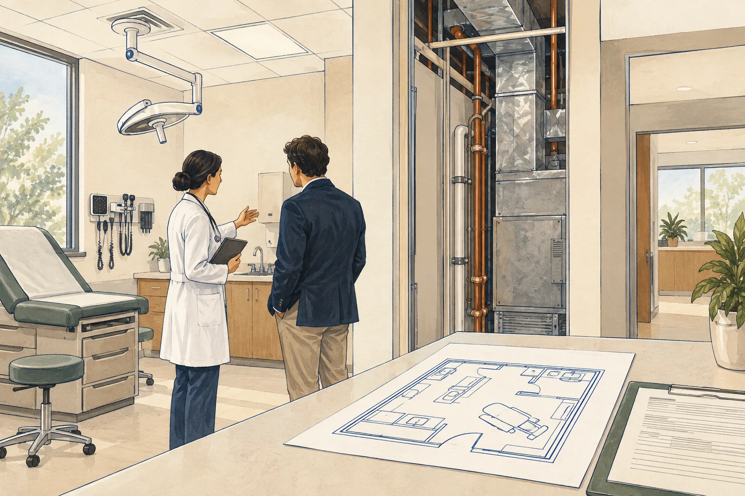 Conceptual illustration for Medical office