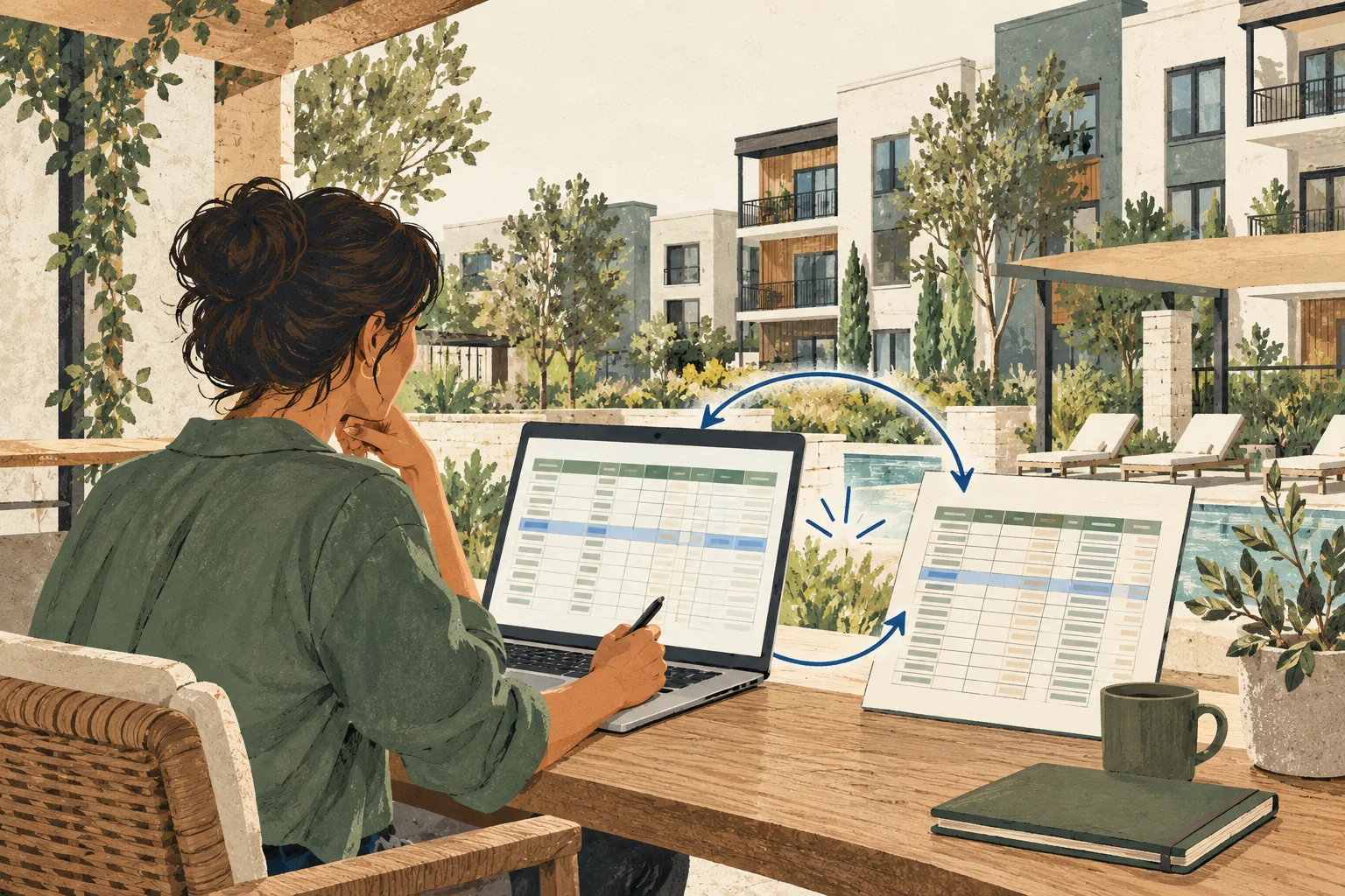 Conceptual illustration for Multifamily