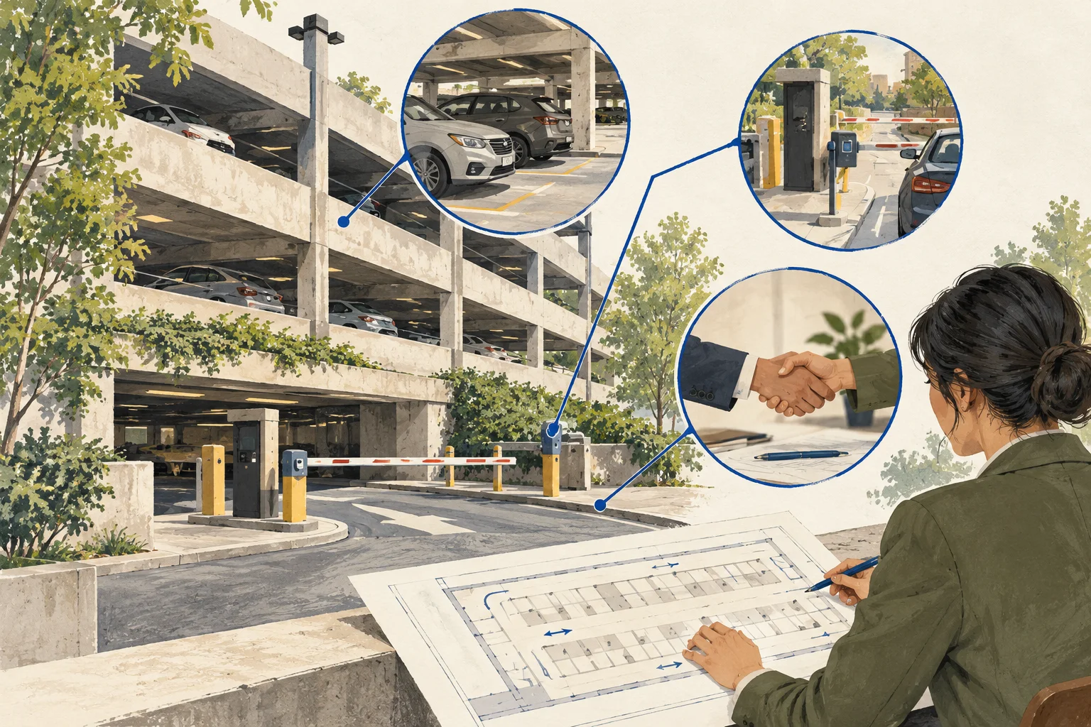 Conceptual illustration for Parking